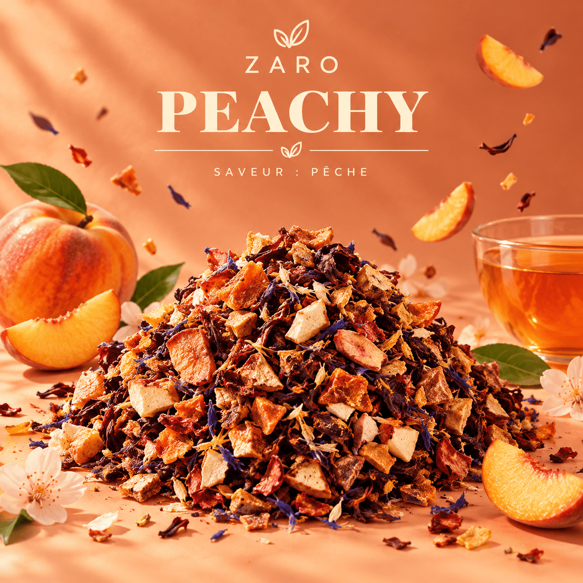 Infusion Pêche- PEACHY en VRAC (Édition limitée) - ZARO